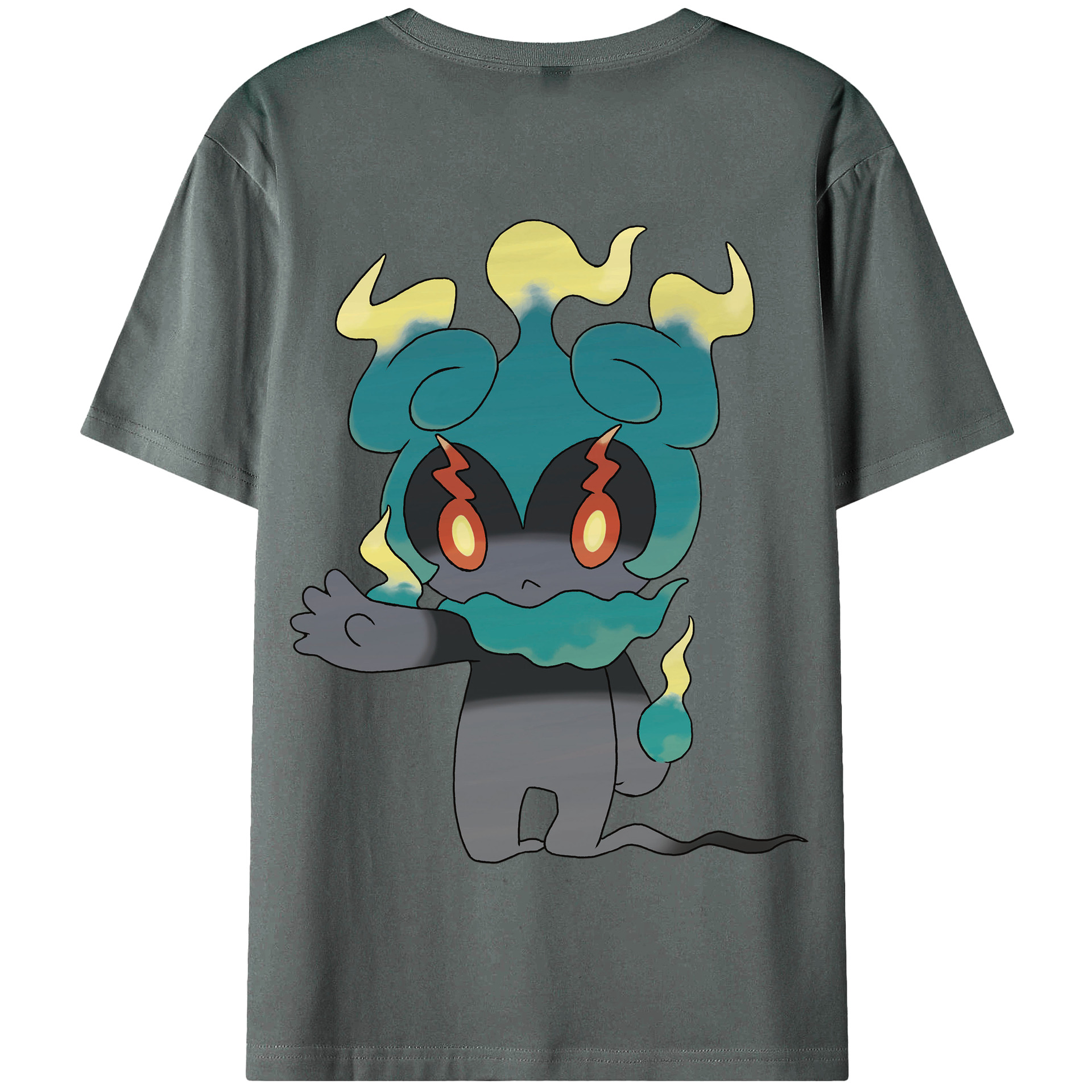 （画像用） ポケットモンスター Pokémon 綿100％半袖Tシャツ（背面プリント）